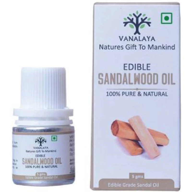 Vanalaya Pure Edible Sandalwood Oil, 5 g-2.webp
